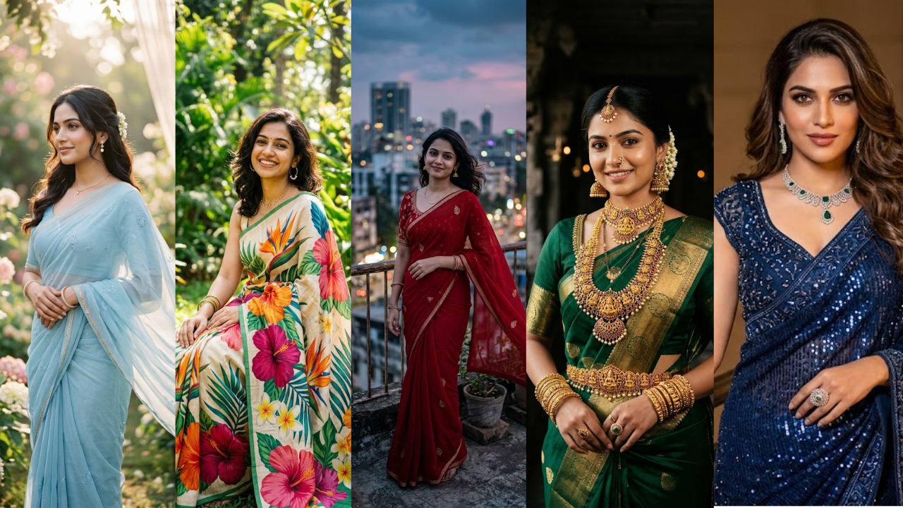 Top 20 Gemini AI Saree Photo Prompts 2026 (Copy & Paste) – Ultra ...